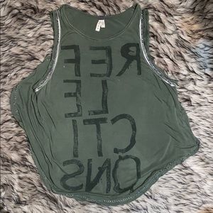 Reflection tank top